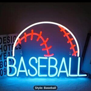 BASEBALL NEON LED SIGN